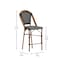 Flash Furniture BlackWhite PE Rattan Stacking Paris Stools, 2PK 2-SDA-AD642001-CS-BKWH-NAT-GG - alternate 2